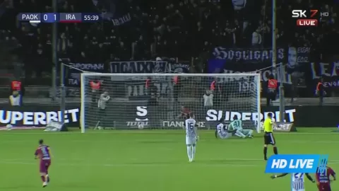 Poster siaran PAOK Saloniki VS Iraklis