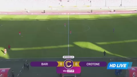 Poster siaran Bari VS Crotone