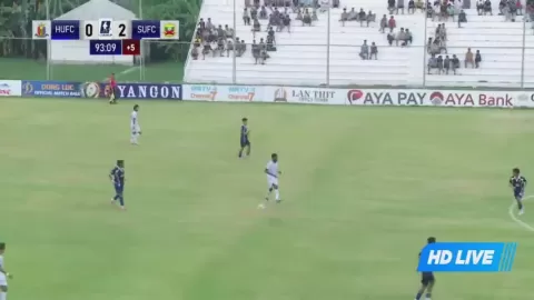 Poster siaran Hantharwady United VS Shan United