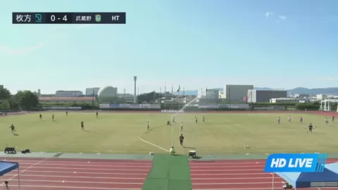 Poster siaran FC Tiamo Hirakata VS Yokogawa Musashino FC