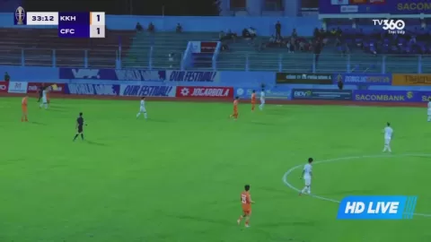 Poster siaran Khatoco Khanh Hoa VS Quang Ninh
