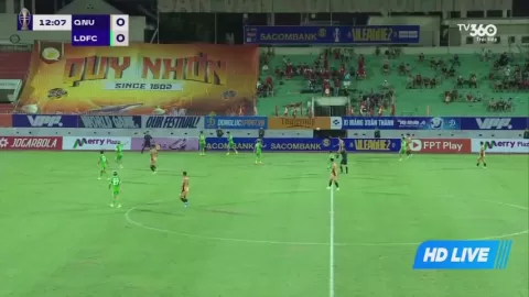 Poster siaran Quy Nhon United VS Lam Dong
