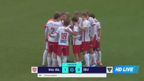 Poster siaran Thor Akureyri VS IBV Vestmannaeyjar