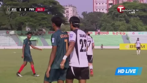 Poster siaran Mohammedan Dhaka VS PWD Sports Club