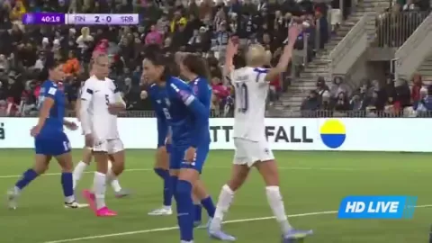 Poster siaran Finland Women VS Serbia Women