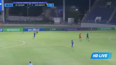 Poster siaran Mount Pleasant FA VS Club Sando Moruga