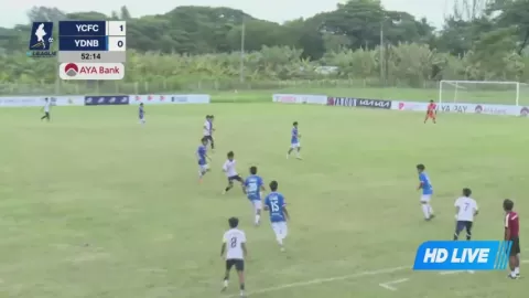 Poster siaran Yangon City U20 VS Yadanarbon FC U20