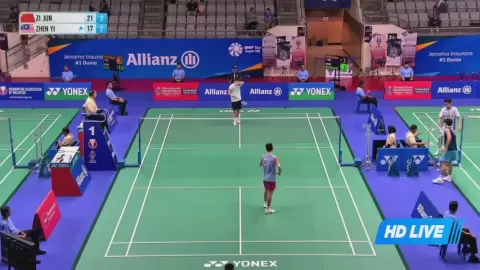 Poster siaran Wang Zijun VS Z.Ong