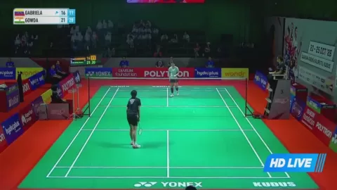 Poster siaran Gabriela, Juliana Zefanya VS A.Gowda