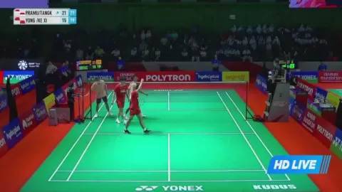 Poster siaran Pramudya I L / Tangka A E K VS Chen Y R / Tong K X