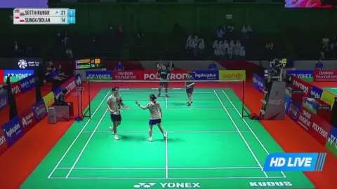 Poster siaran Setthaprasert T / Rungruengpramong P VS Sungkono M F A P / Bolang G A