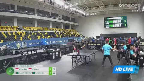 Poster siaran Affan Pratama/Braydon Susilo VS Ylyas Allanazarov/Vepa Meredov