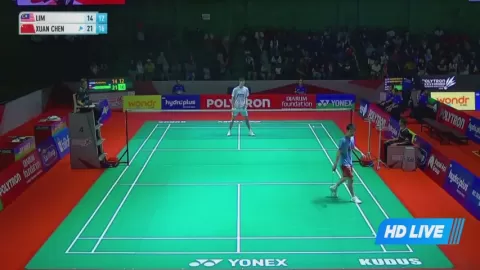 Poster siaran M.Lim VS X.Zhu