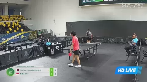 Poster siaran Abdullah Abdulwahhab VS J.Chua