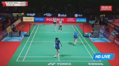 Poster siaran Mayasari L T / Wardoyo E N T VS M.Aiso/M.Niimi