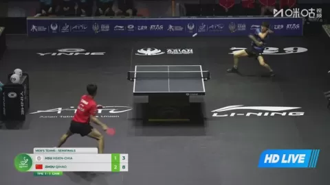 Poster siaran Q.Zhou VS H.Hsu