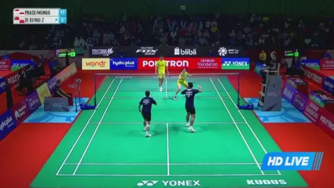 Poster siaran Verrell Yustin Mulia/Bernadine Anindiya Wardana VS E.Sonmez/Y.Bektas