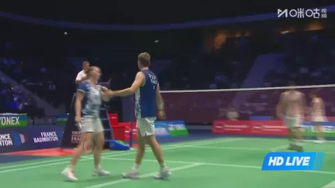 Poster siaran T. Gicquel / D. Delrue VS G.Wu/C.Lee
